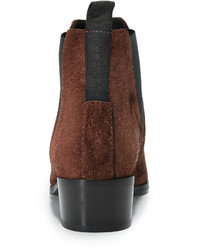Темно-коричневые замшевые ботильоны от Acne Studios