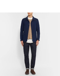 Темно-коричневые замшевые ботинки броги от Tricker's