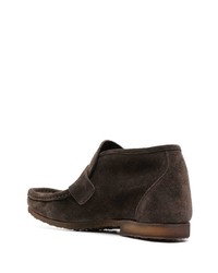 Темно-коричневые замшевые ботинки дезерты от Premiata