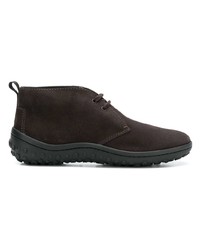 Темно-коричневые замшевые ботинки дезерты от Car Shoe