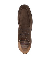 Темно-коричневые замшевые ботинки дезерты от Paul Smith