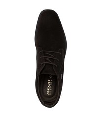 Темно-коричневые замшевые ботинки дезерты от Geox