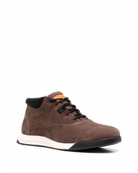 Темно-коричневые замшевые ботинки дезерты от Timberland