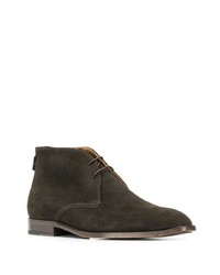 Темно-коричневые замшевые ботинки дезерты от PS Paul Smith