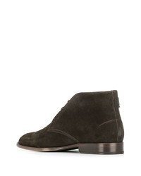 Темно-коричневые замшевые ботинки дезерты от PS Paul Smith