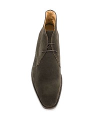 Темно-коричневые замшевые ботинки дезерты от PS Paul Smith