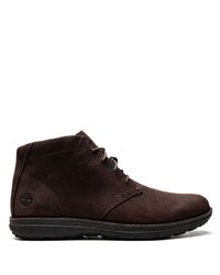 Темно-коричневые замшевые ботинки дезерты от Timberland