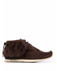 Темно-коричневые замшевые ботинки дезерты от VISVIM