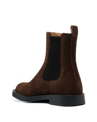 Мужские темно-коричневые замшевые ботинки челси от Camper