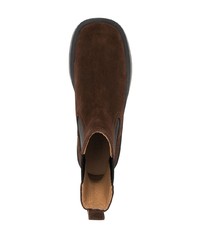Мужские темно-коричневые замшевые ботинки челси от Camper