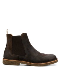 Мужские темно-коричневые замшевые ботинки челси от Astorflex