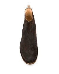 Мужские темно-коричневые замшевые ботинки челси от Astorflex