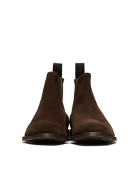 Мужские темно-коричневые замшевые ботинки челси от Ps By Paul Smith