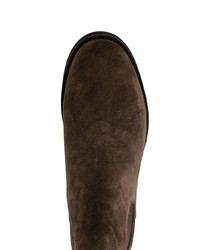 Мужские темно-коричневые замшевые ботинки челси от Polo Ralph Lauren