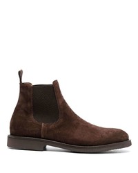 Мужские темно-коричневые замшевые ботинки челси от Cenere Gb