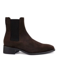 Мужские темно-коричневые замшевые ботинки челси от Stella McCartney