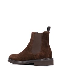 Мужские темно-коричневые замшевые ботинки челси от Henderson Baracco