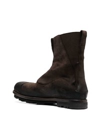 Мужские темно-коричневые замшевые ботинки челси от Silvano Sassetti