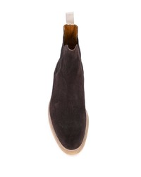 Мужские темно-коричневые замшевые ботинки челси от Common Projects