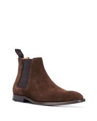 Мужские темно-коричневые замшевые ботинки челси от PS Paul Smith