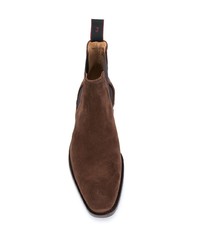 Мужские темно-коричневые замшевые ботинки челси от PS Paul Smith