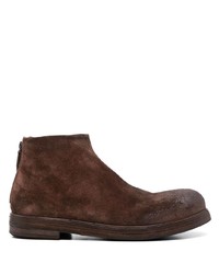 Мужские темно-коричневые замшевые ботинки челси от Marsèll