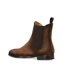 Женские темно-коричневые замшевые ботинки челси от Officine Creative
