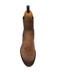 Женские темно-коричневые замшевые ботинки челси от Officine Creative