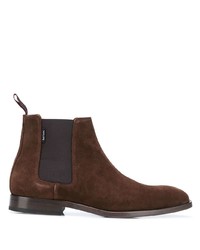 Мужские темно-коричневые замшевые ботинки челси от PS Paul Smith