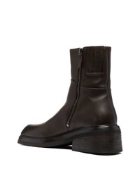 Мужские темно-коричневые замшевые ботинки челси от Marsèll