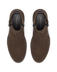 Мужские темно-коричневые замшевые ботинки челси от Giuseppe Zanotti
