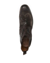 Мужские темно-коричневые замшевые ботинки челси от Church's