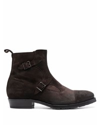 Мужские темно-коричневые замшевые ботинки челси от Tagliatore