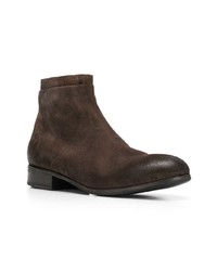 Мужские темно-коричневые замшевые ботинки челси от Marsèll