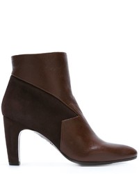 Женские темно-коричневые замшевые ботинки от Chie Mihara