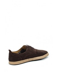 Мужские темно-коричневые замшевые ботинки от Dino Ricci