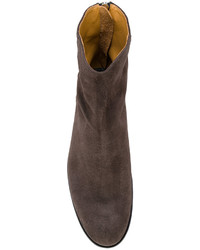 Мужские темно-коричневые замшевые ботинки от Paul Smith
