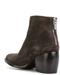 Женские темно-коричневые замшевые ботинки от Rocco P.