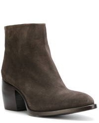 Женские темно-коричневые замшевые ботинки от Rocco P.