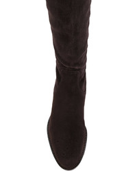 Женские темно-коричневые замшевые ботинки от Unützer