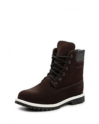 Женские темно-коричневые замшевые ботинки от Strobbs