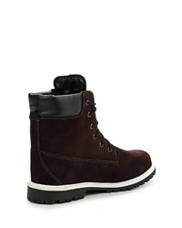 Женские темно-коричневые замшевые ботинки от Strobbs