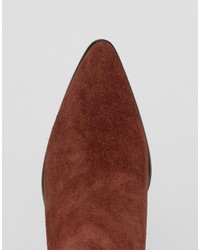 Мужские темно-коричневые замшевые ботинки от Religion