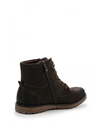 Мужские темно-коричневые замшевые ботинки от Tesoro