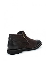 Мужские темно-коричневые замшевые ботинки от Valley