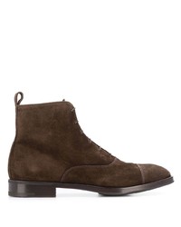 Мужские темно-коричневые замшевые классические ботинки от Premiata