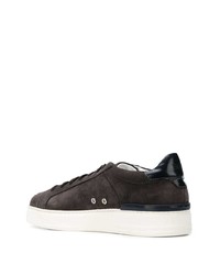 Мужские темно-коричневые замшевые кроссовки от Fabi