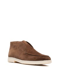 Мужские темно-коричневые замшевые лоферы от Church's