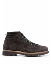 Мужские темно-коричневые замшевые повседневные ботинки от Corneliani