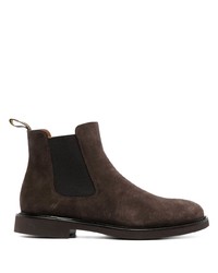 Мужские темно-коричневые замшевые повседневные ботинки от Doucal's